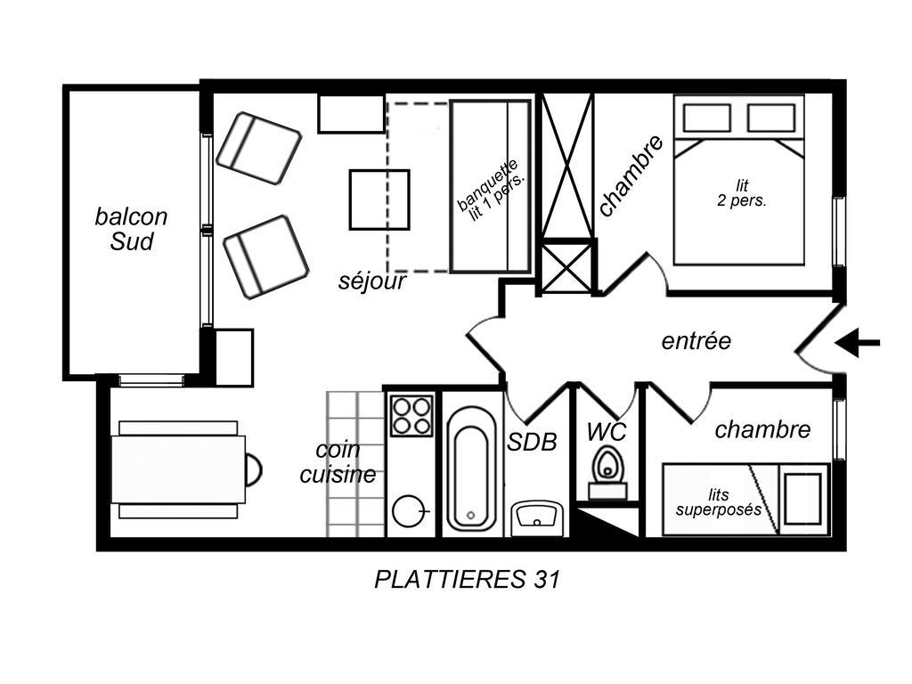 Residence Plattieres Meribel Bagian luar foto